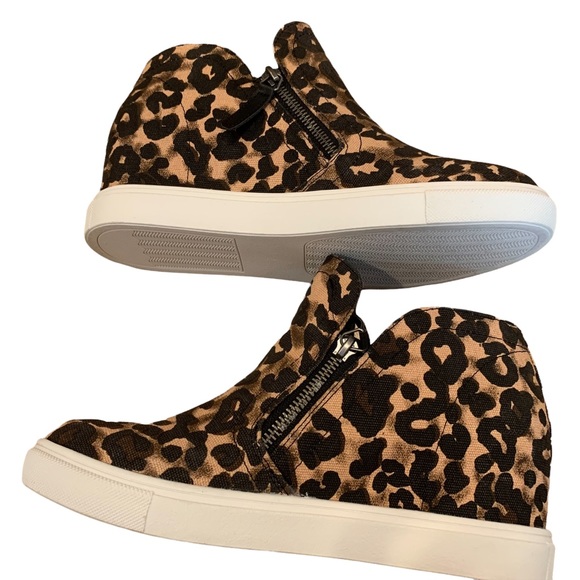 Madden Girl Cheetah Zip-up Ankle Shoes 7.5 - Picture 7 of 11